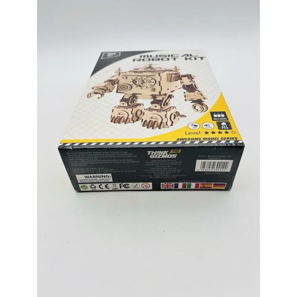 New Think Gizmos (TG!) Musical Robot Kit Version 2 New Factory Sealed